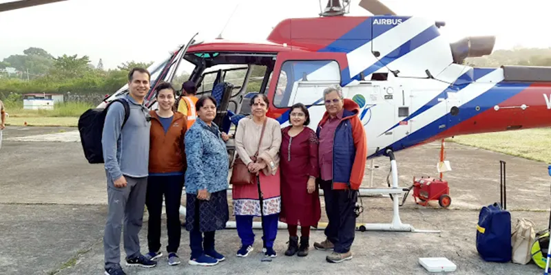 Family before departure